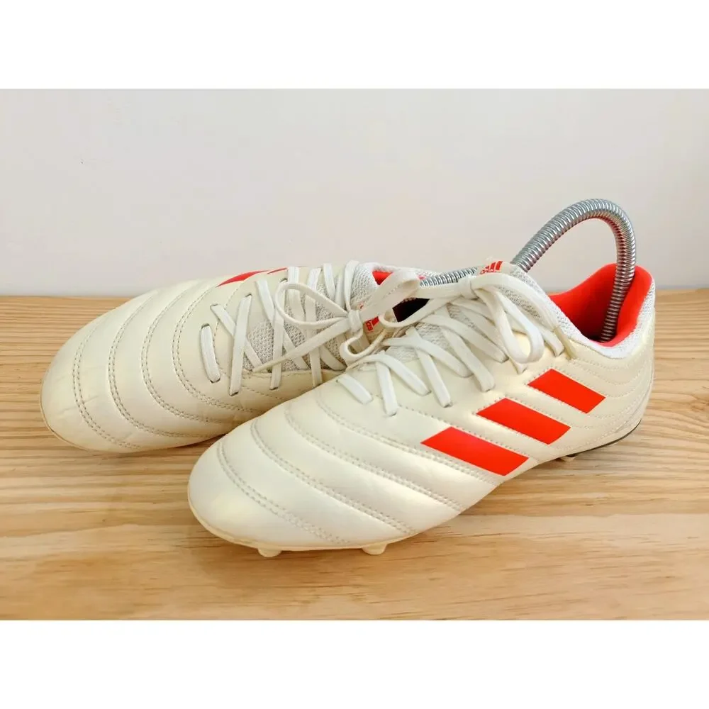 Adidas Copa 19.3 FG Soccer Cleats Men’s Size 5 US White Orange Excellent
